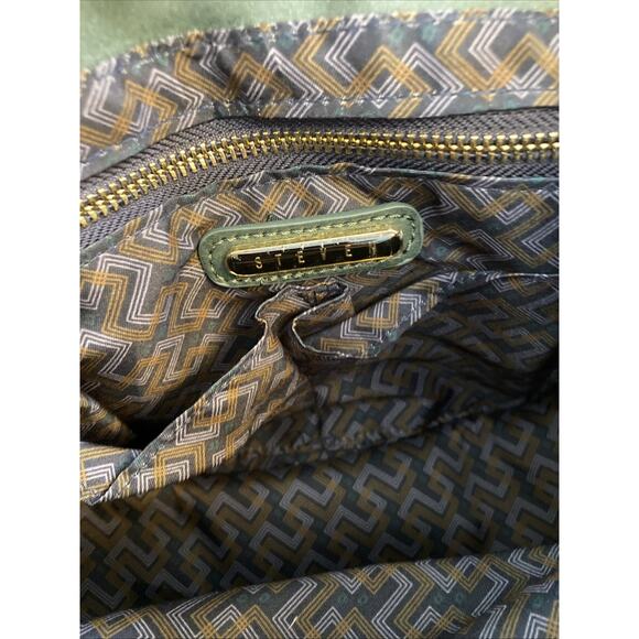 STEVEN BY STEVE MADDEN XL Leather Tapestry Crossbody Carpet Shoulder Bag NEW - Picture 13 of 16